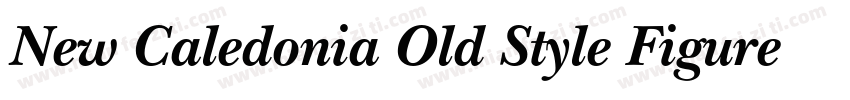 New Caledonia Old Style Figures字体转换